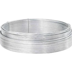 vidaXL Hek binddraad Zilver 80 m Warm verzinkte draad