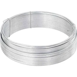 vidaXL Hek binddraad Zilver 80 m Warm verzinkte draad