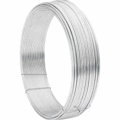 vidaXL Hek binddraad Zilver 80 m Warm verzinkte draad