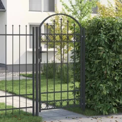 vidaXL Hekpoort ASSEN 100 x 175 cm Gepoedercoat staal Vergrendelbaar