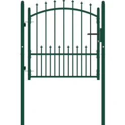 vidaXL Hekpoort EMMEN met stalen pinnen 104x97 cm groen