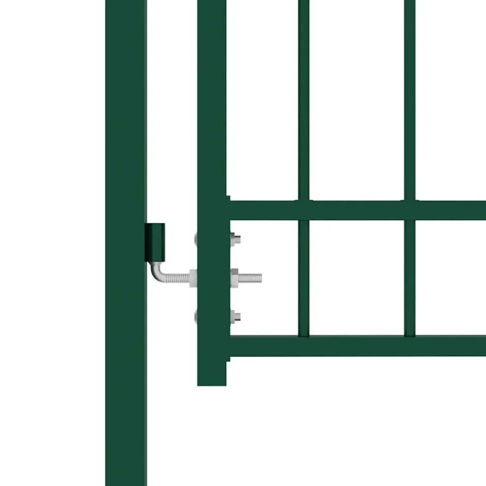 vidaXL Hekpoort EMMEN met stalen pinnen 104x97 cm groen