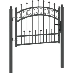 vidaXL Hekpoort met Spear Boven KAMPEN 103 x 75 cm Vergrendelbaar
