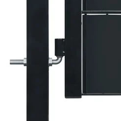vidaXL Hekpoort PVC en staal 100x81 cm antraciet