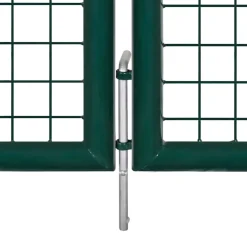 vidaXL Hekpoort staal 300x100 cm groen