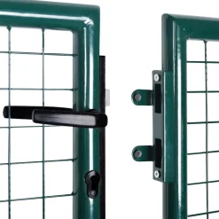 vidaXL Hekpoort staal 300x100 cm groen
