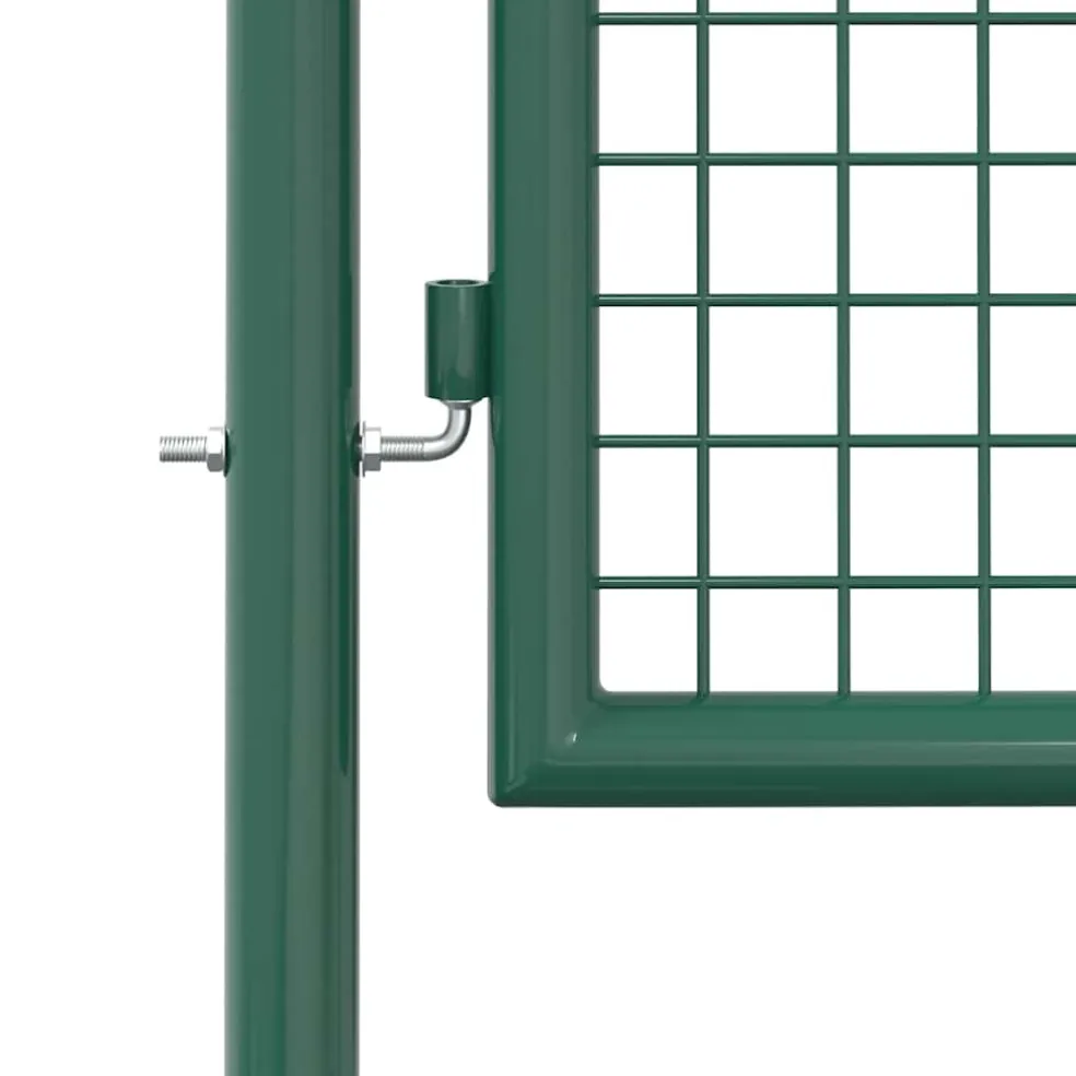 vidaXL Hekpoort staal 100x75 cm groen