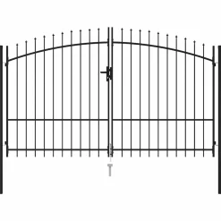 vidaXL Hekpoort Woerden dubbele deur met puntige bovenkant 299,5x224,5 cm