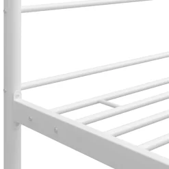 vidaXL Hemelbedframe metaal wit 120x200 cm