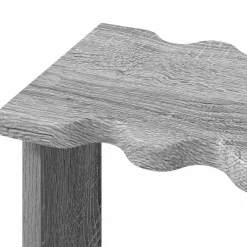 vidaXL Hengelhouder Bewerkt hout 42 x 43 x 60 cm Grijs Sonoma
