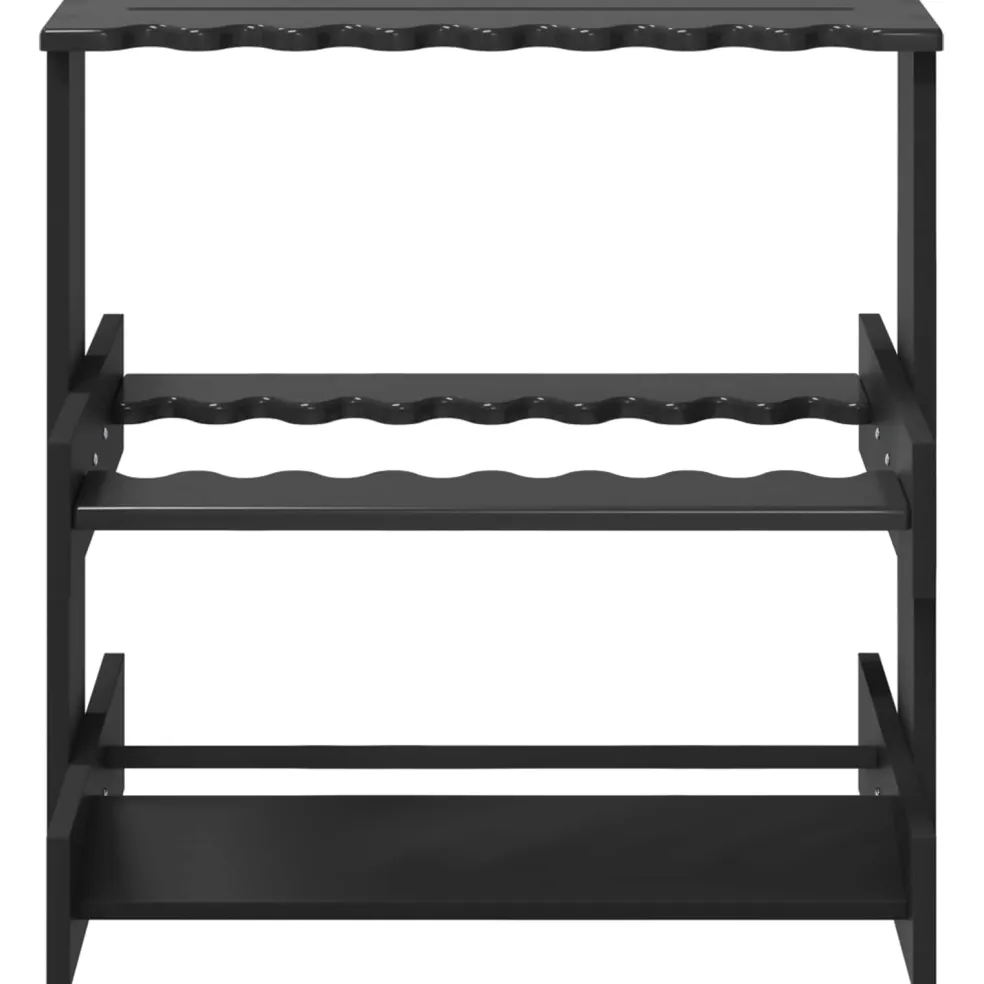 vidaXL Hengelhouder Bewerkt hout 42 x 43 x 60 cm Oud hout