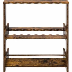 vidaXL Hengelhouder Bewerkt hout 60 x 35 x 60 cm Gerookt eiken