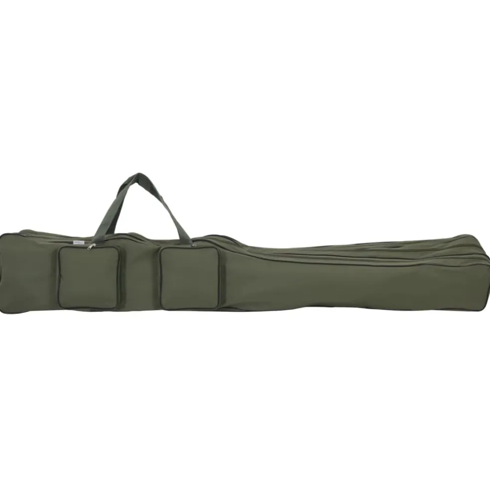 vidaXL Hengeltas 150 cm oxford stof donkergroen