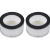 vidaXL HEPA-filters 2 st voor asstofzuigers wasbaar