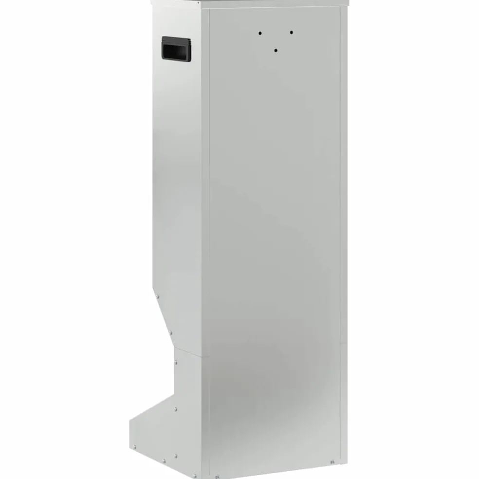 vidaXL Hertenvoerbak Zilver 28 x 30 x 80 cm 3 kg Gegalvaniseerd staal