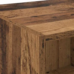 vidaXL Highboard Oud Hout 50 x 42,5 x 185 cm Bewerkt hout
