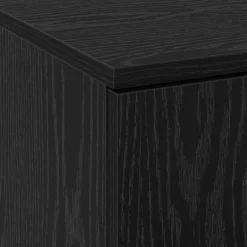 vidaXL Highboard 60 x 35 x 180 cm Bewerkt hout Zwart eiken