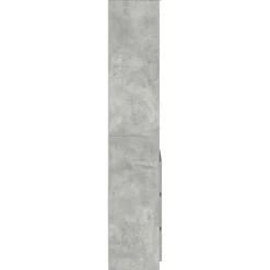 vidaXL Highboard 37,5x35x180 cm spaanplaat betongrijs