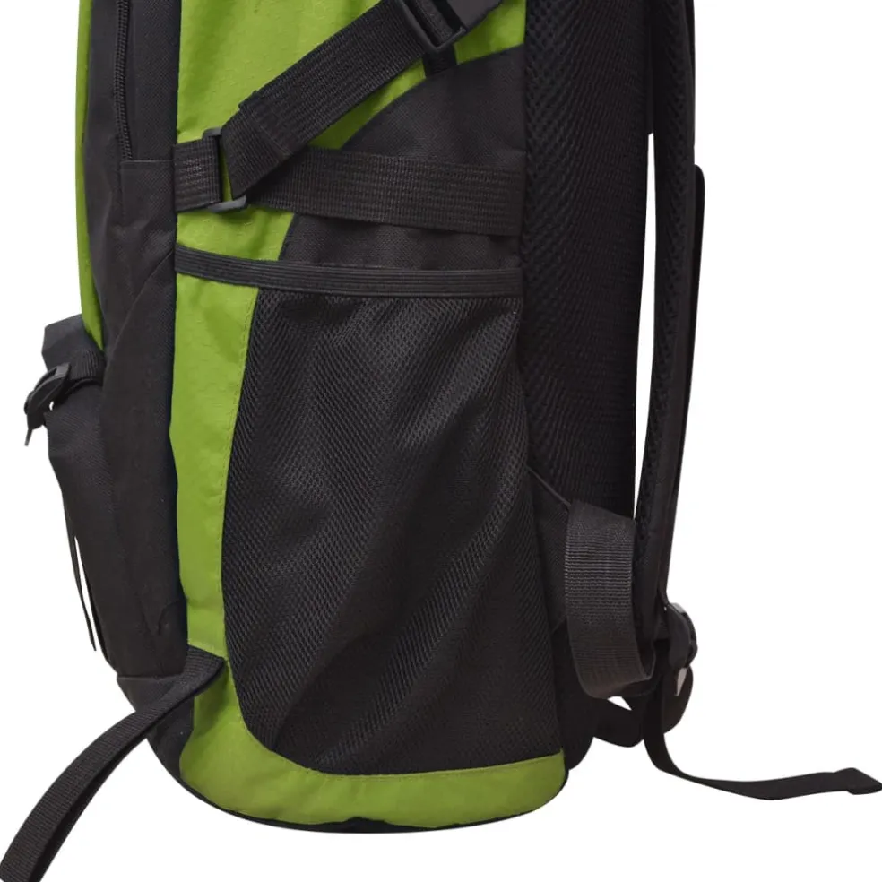 vidaXL Hiking rugzak 40 L zwart en groen