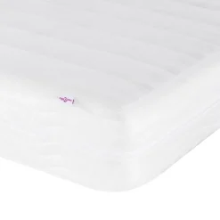 vidaXL Hoekbedframe met Matras 2 st Wijnrood 80 x 200 cm Fluweel
