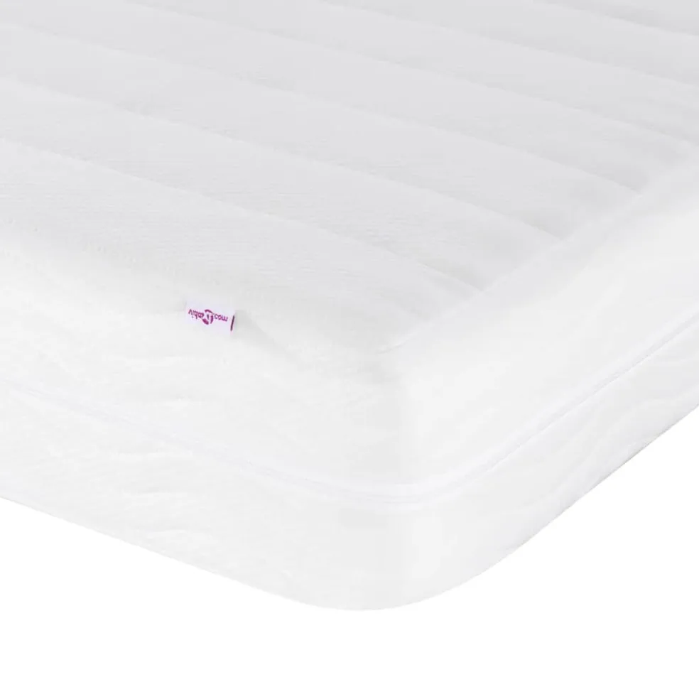 vidaXL Hoekbedframe met Matras 2 st Roze 80 x 200 cm Fluweel