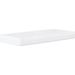 vidaXL Hoekbedframe met Matras 2 st Crème 80 x 200 cm Fluweel