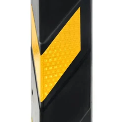 vidaXL Hoekbeschermers reflecterend 80 cm rubber 10 st