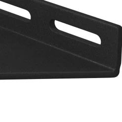 vidaXL Hoekbeugel 12 Zwart 138,5 x 50,5 x 16 mm IJzer