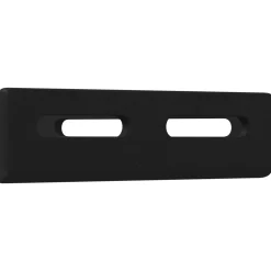 vidaXL Hoekbeugel 12 Zwart 138,5 x 50,5 x 16 mm IJzer