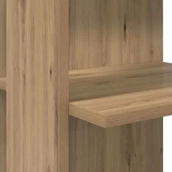 vidaXL Hoekbureau Artisan Eiken Bewerkt hout 140 x 113,5 x 75 cm