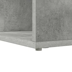 vidaXL Hoekbureau Beton Grijs 101,5 x 149,5 x 149,5 cm Bewerkt hout