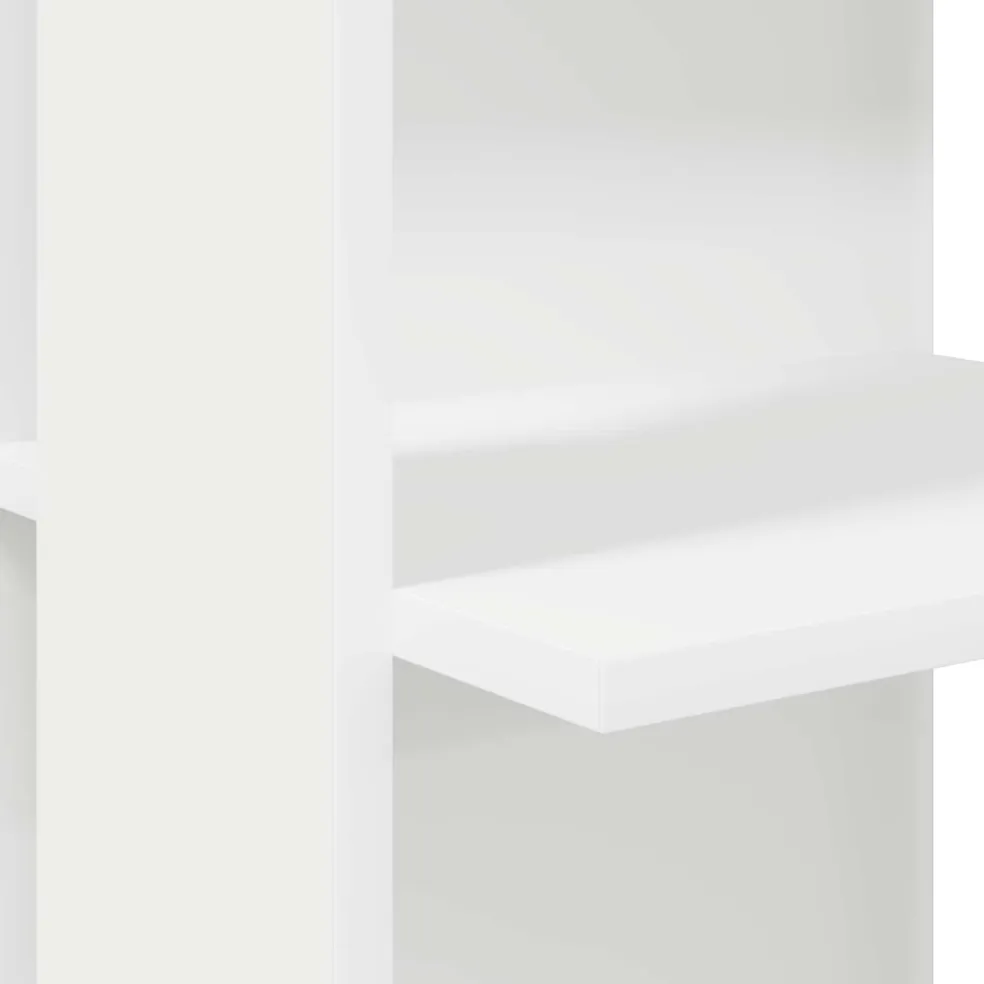 vidaXL Hoekbureau Wit Bewerkt hout 140 x 113,5 x 75 cm