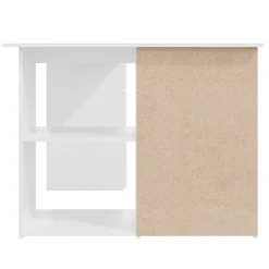 vidaXL Hoekbureau 145x100x76 cm bewerkt hout wit