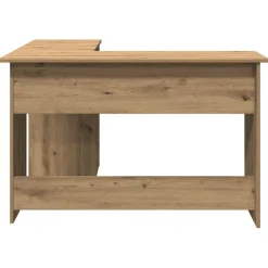 vidaXL Hoekbureau 120x140x75 cm bewerkt hout artisanaal eikenkleur