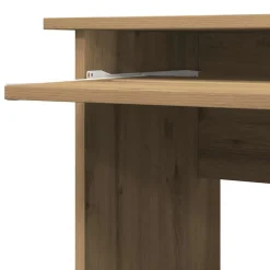 vidaXL Hoekbureau 120x140x75 cm bewerkt hout artisanaal eikenkleur