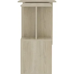 vidaXL Hoekbureau 200x50x76 cm bewerkt hout sonoma eikenkleurig