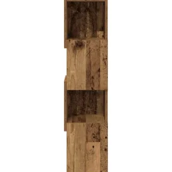 vidaXL Hoekkast 25,5x25x102cm Bewerkt hout Oudhout