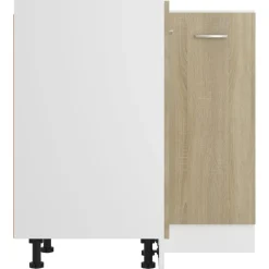 vidaXL Hoekonderkast Lyon 75,5x75,5x81,5 cm sonoma eikenkleurig