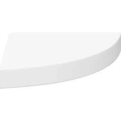 vidaXL Hoekschap zwevend 25x25x3,8 cm MDF wit