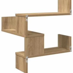 vidaXL Hoekwandschap 40x40x49,5 cm bewerkt hout artisanaal eiken