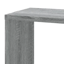 vidaXL Hoekwandschap 45x45x147 cm bewerkt hout grijs sonoma eikenkleur