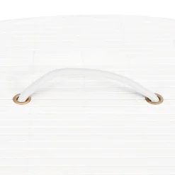vidaXL Hoekwasmand 60 L bamboe wit