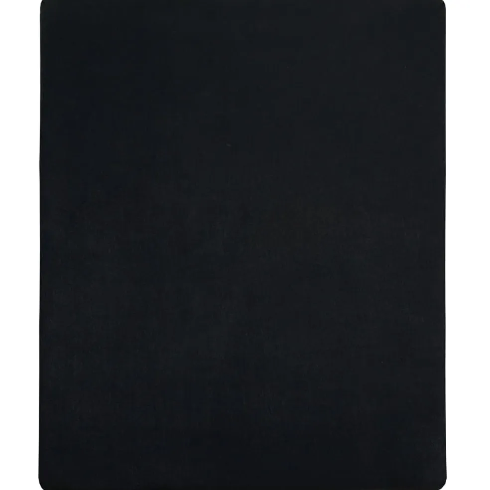 vidaXL Hoeslaken jersey 90x200 cm katoen zwart
