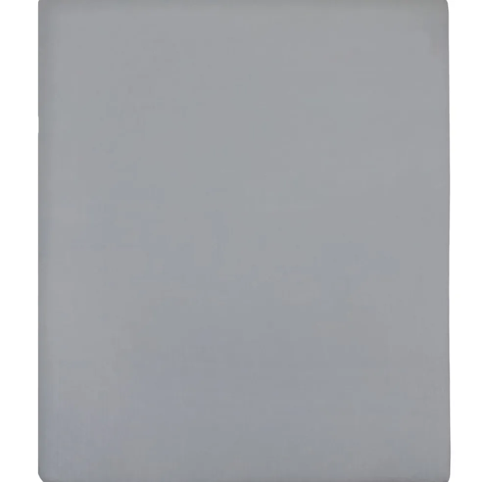 vidaXL Hoeslaken jersey 90x200 cm katoen grijs