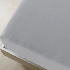 vidaXL Hoeslaken jersey 90x200 cm katoen grijs