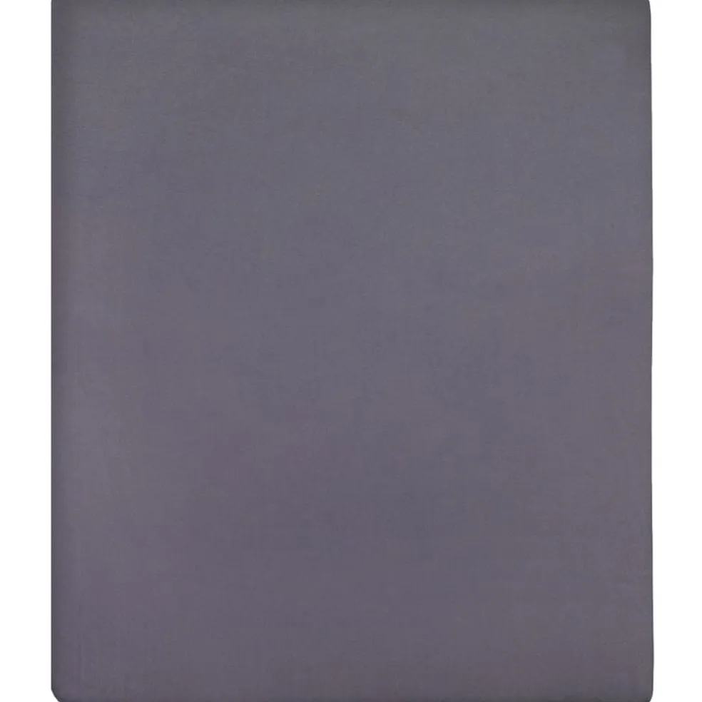 vidaXL Hoeslaken jersey 90x200 cm katoen antracietkleurig