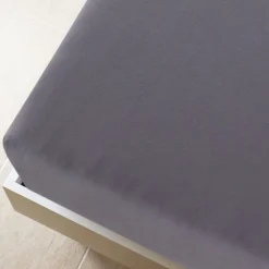 vidaXL Hoeslaken jersey 90x200 cm katoen antracietkleurig
