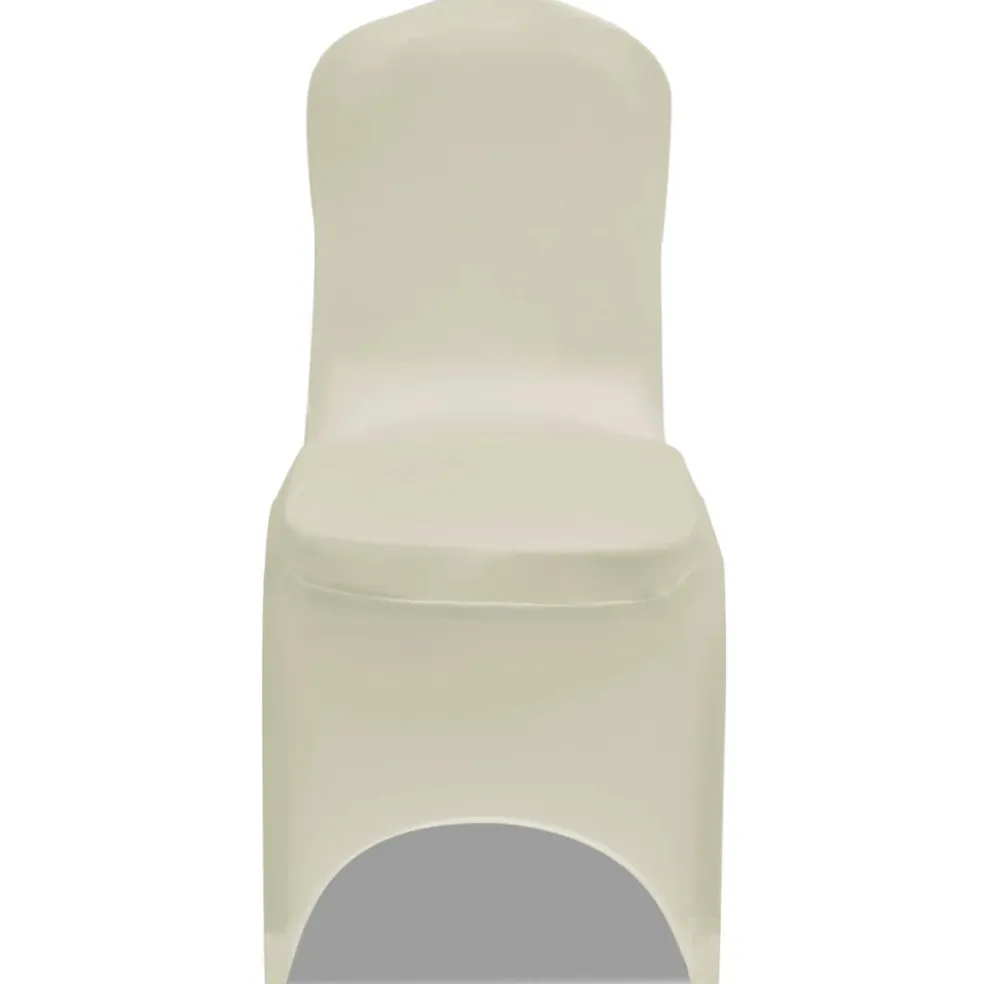 vidaXL Hoes voor stoelen 50 stuks (creme)