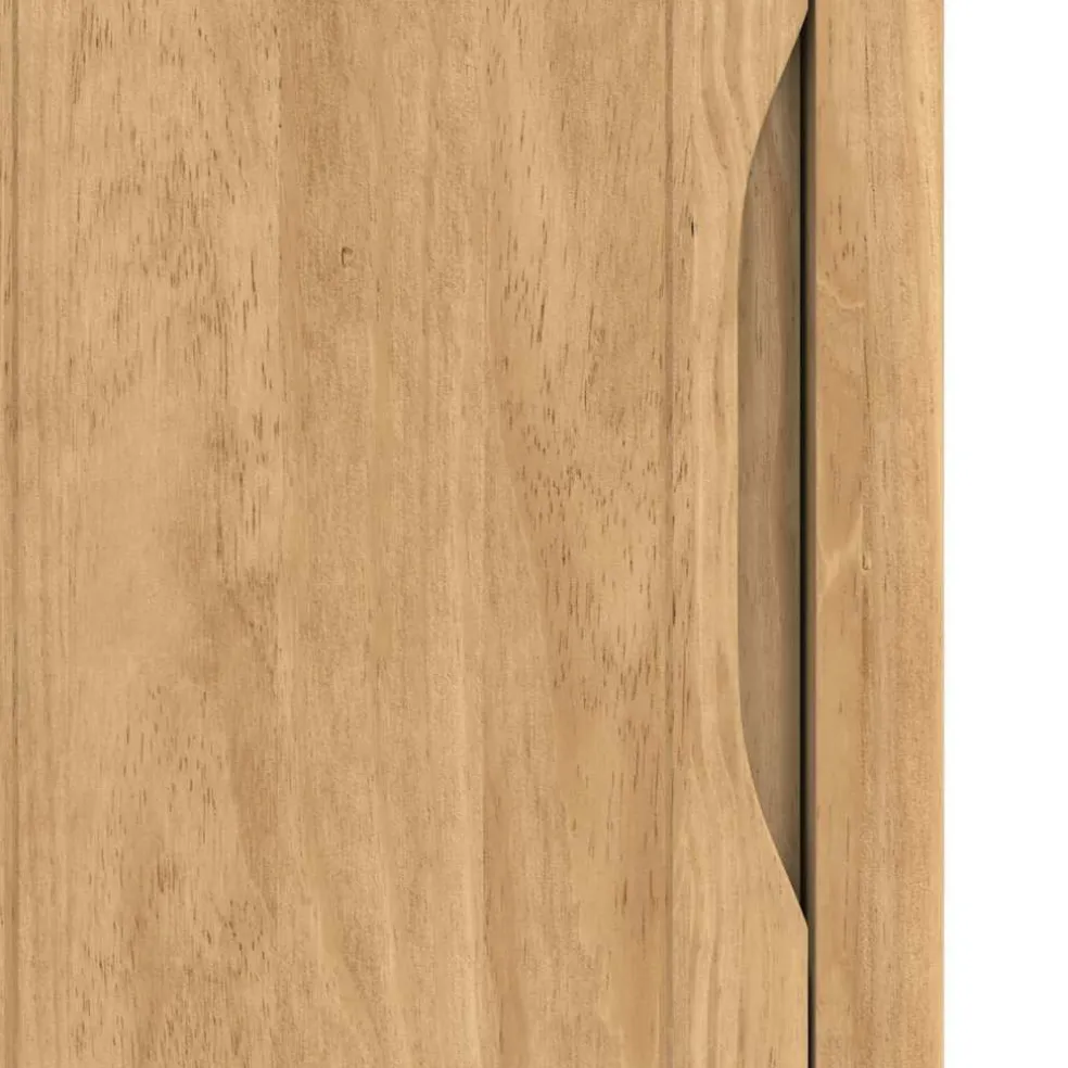 vidaXL Hoge badkamerkast FLORO Wasbruin 35 x 30 x 160 cm