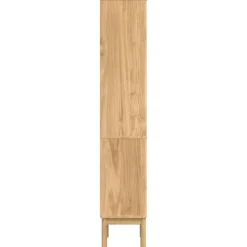 vidaXL Hoge badkamerkast FLORO Wasbruin 35 x 30 x 160 cm
